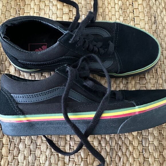 Vans Old Skool Rasta Black/Black - Picture 4 of 7